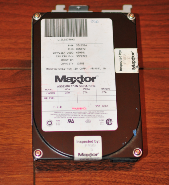 Image for My First Harddrive