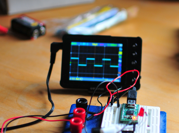 Image for Teensy generating a square wave