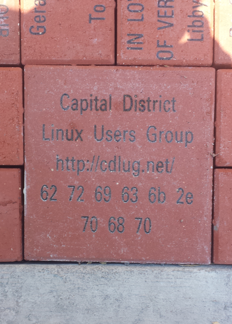 Image for Our LUG brick is in!