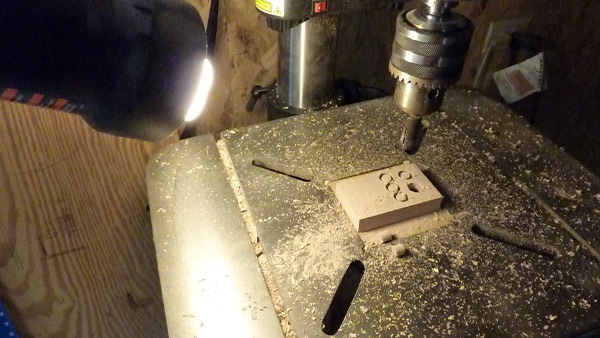 Image for Cutting oak plugs for counter sunk screws. 