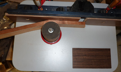 Image for Truing up the headstock thickness. 