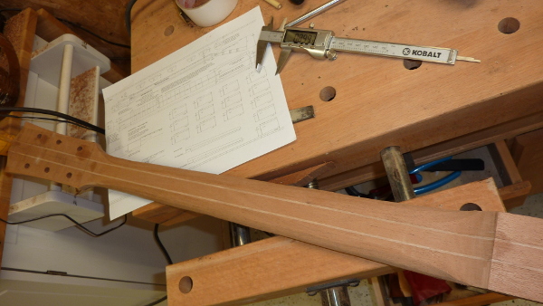 Image for Starting to shape the neck. 