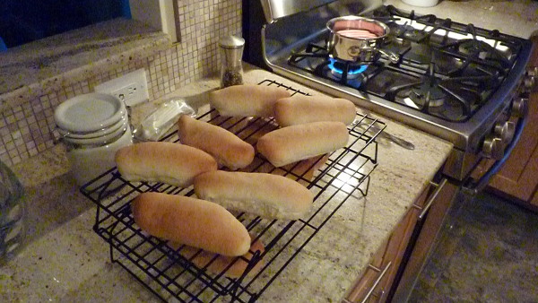 Image for MrsNYbill made Hotdog buns!